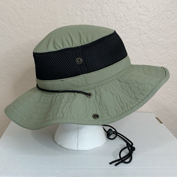 Dorfman Pacific Co Authentic Mesh Boonie Outdoor Bucket Hat Gray Green medium - Picture 4 of 12